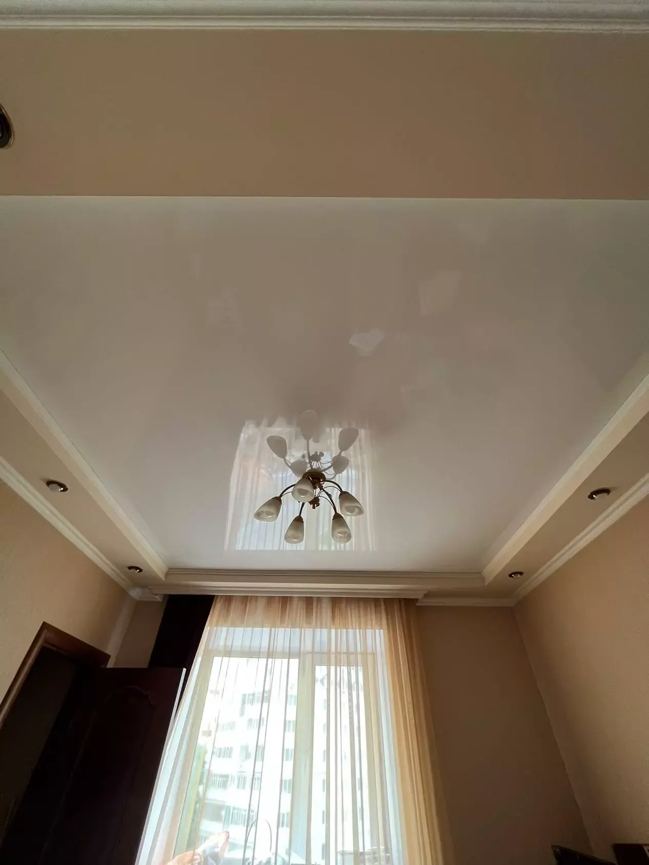 Двухуровневый натяжной потолок MSD Premium — Череповец, проспект Победы, 186, фото 1
