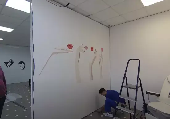 Натяжные стены — Череповец, Наседкина, 18, фото 3